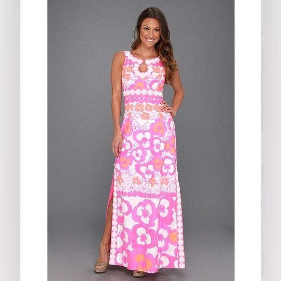 Lilly Pulitzer Dresses & Skirts - Lilly Pulitzer Multi Pansy Dance Didi Maxi Dress